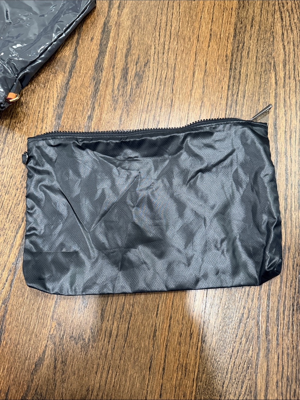 Oliver Thomas Black Nylon Cosmetic Pouch